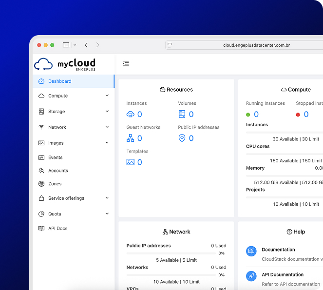 Servidores em Nuvem - MyCloud
